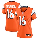 Zennovawear Jeremy Crawshaw Denver Broncos Women's Team Game Jersey - Orange