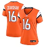 Zennovawear Jeremy Crawshaw Denver Broncos Women's Team Game Jersey - Orange