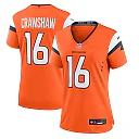 Zennovawear Jeremy Crawshaw Denver Broncos Women's Team Game Jersey - Orange