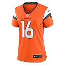 Zennovawear Jeremy Crawshaw Denver Broncos Women's Team Game Jersey - Orange