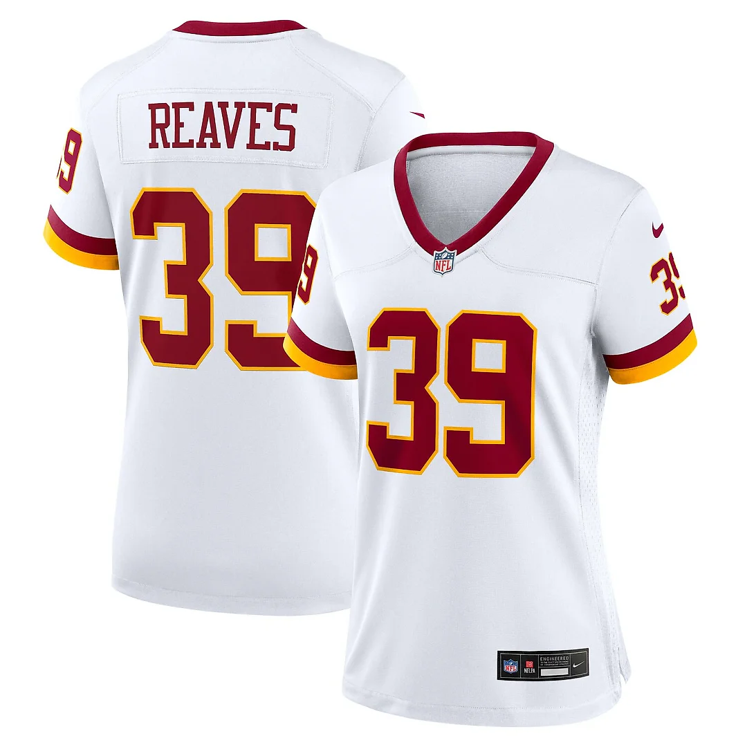 Zennovawear Jeremy Reaves Washington Commanders Women's Game Super Bowl Era Jersey - White