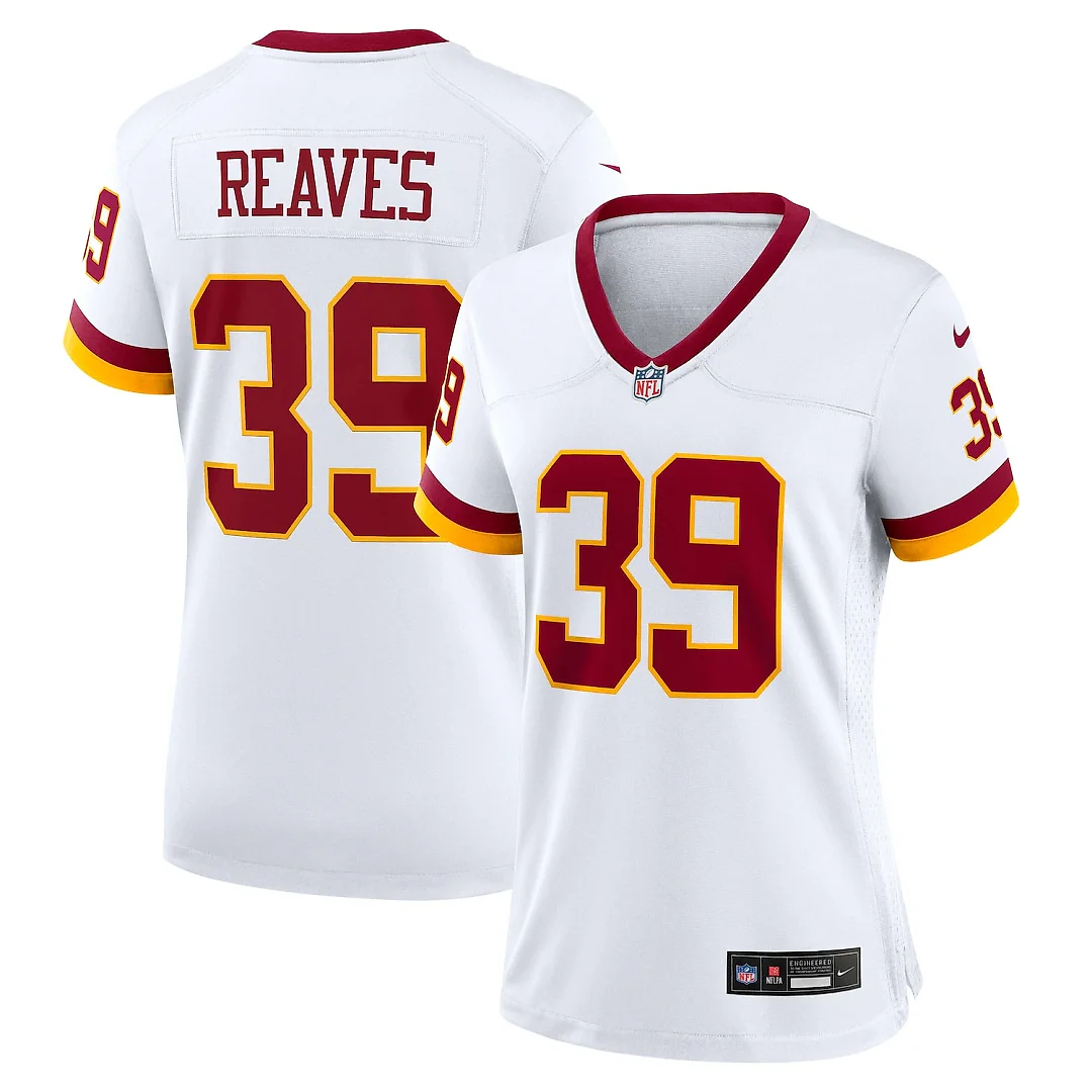Zennovawear Jeremy Reaves Washington Commanders Women's Game Super Bowl Era Jersey - White