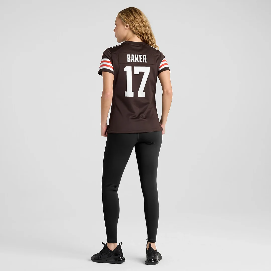 Zennovawear Jerome Baker Cleveland Browns Women's Team Game Jersey - Brown