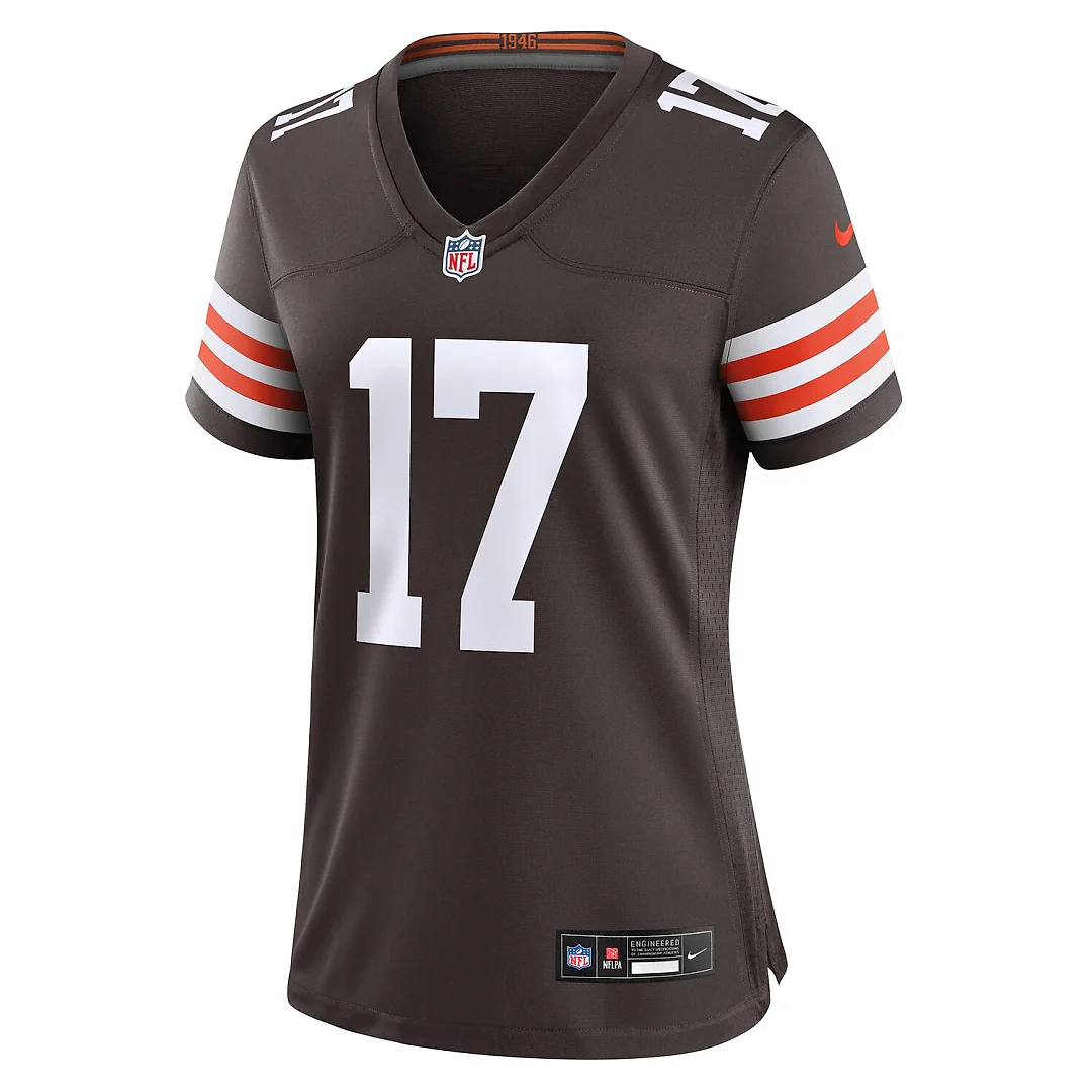 Zennovawear Jerome Baker Cleveland Browns Women's Team Game Jersey - Brown