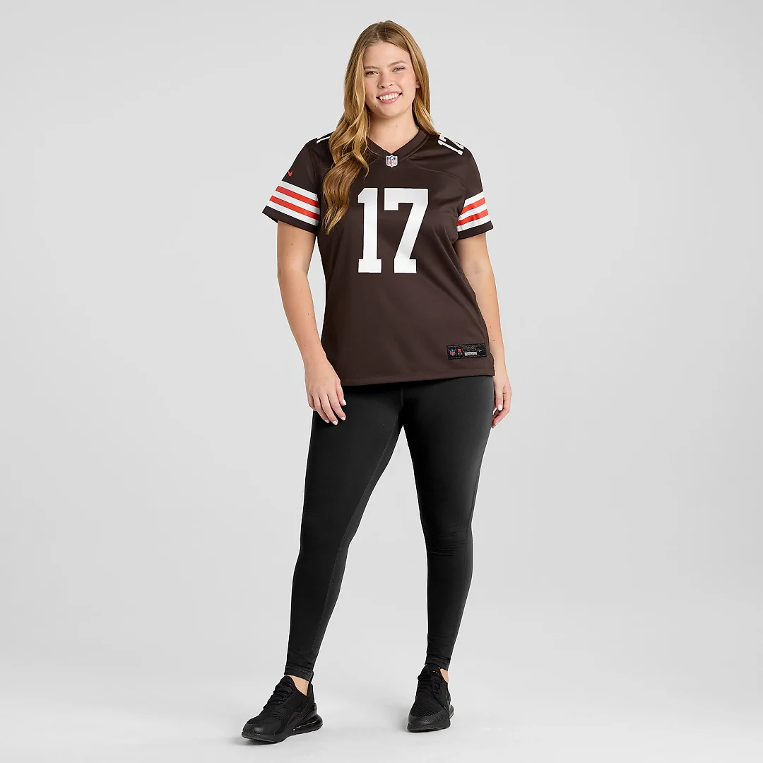 Zennovawear Jerome Baker Cleveland Browns Women's Team Game Jersey - Brown