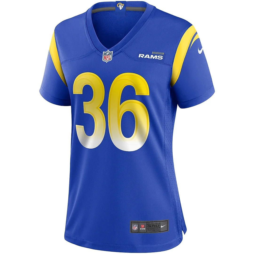 Zennovawear Jerome Bettis Los Angeles Rams Women's Game Retired Player Jersey - Royal