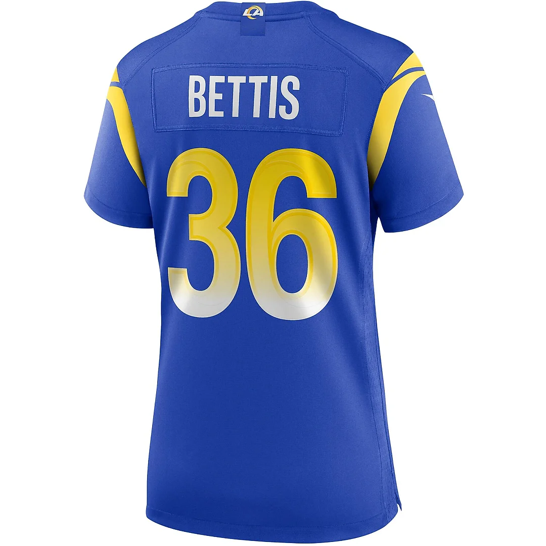 Zennovawear Jerome Bettis Los Angeles Rams Women's Game Retired Player Jersey - Royal
