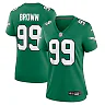Zennovawear Jerome Brown Philadelphia Eagles Women's Alternate Game Jersey - Kelly Green