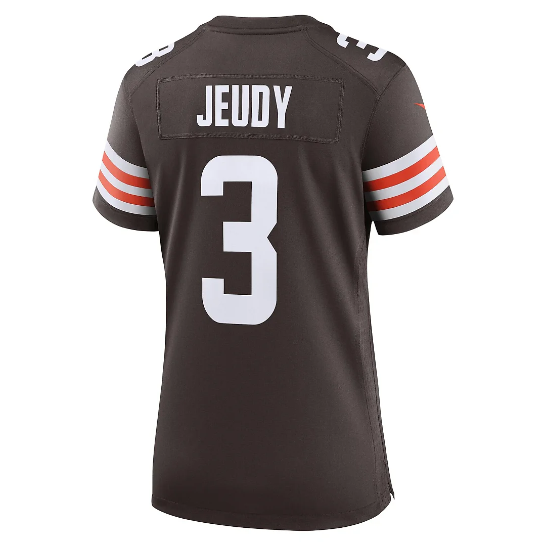 Zennovawear Jerry Jeudy Cleveland Browns Women's Game Jersey - Brown