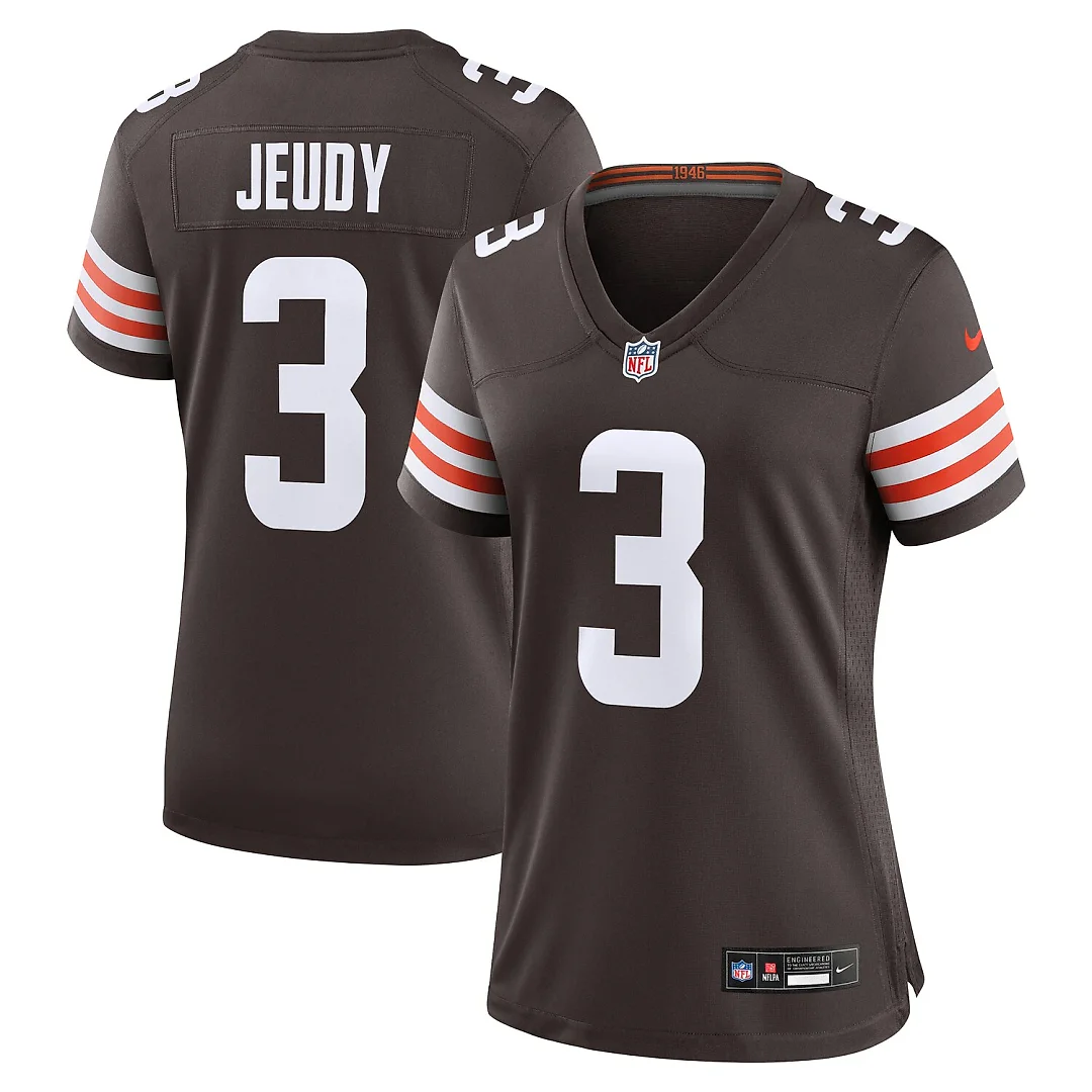 Zennovawear Jerry Jeudy Cleveland Browns Women's Game Jersey - Brown