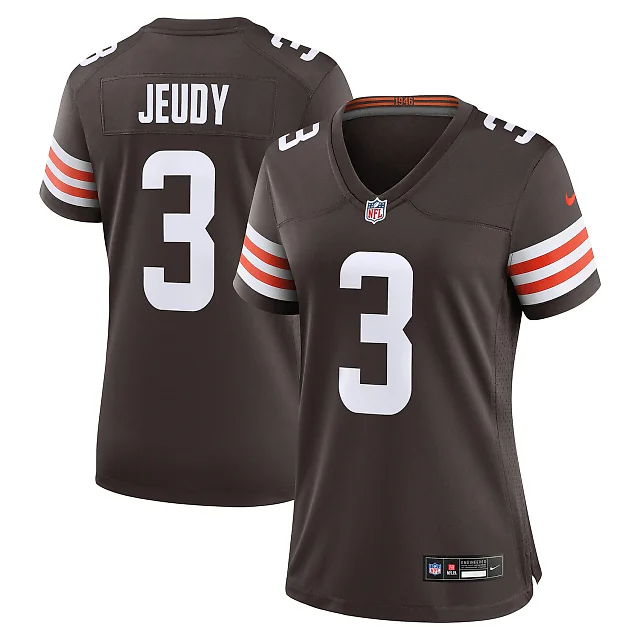 Zennovawear Jerry Jeudy Cleveland Browns Women's Game Jersey - Brown