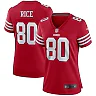 Zennovawear Jerry Rice San Francisco 49ers Women's Retired Player Game Jersey - Scarlet