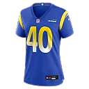 Zennovawear Jesse Luketa Los Angeles Rams Women's Team Game Jersey - Royal