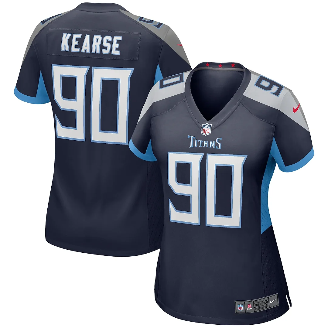 Zennovawear Jevon Kearse Tennessee Titans Women's Game Retired Player Jersey - Navy