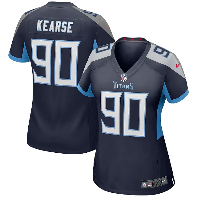 Zennovawear Jevon Kearse Tennessee Titans Women's Game Retired Player Jersey - Navy