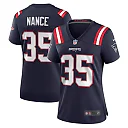 Zennovawear Jim Nance New England Patriots Women's Retired Player Jersey - Navy