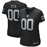 Zennovawear Jim Otto Las Vegas Raiders Women's Game Retired Player Jersey - Black