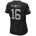 Zennovawear Jim Plunkett Las Vegas Raiders Women's Game Retired Player Jersey - Black