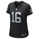 Zennovawear Jim Plunkett Las Vegas Raiders Women's Game Retired Player Jersey - Black