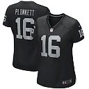 Zennovawear Jim Plunkett Las Vegas Raiders Women's Game Retired Player Jersey - Black