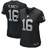 Zennovawear Jim Plunkett Las Vegas Raiders Women's Game Retired Player Jersey - Black