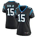 Zennovawear Jimmy Horn Jr Carolina Panthers Women's Team Game Jersey - Black