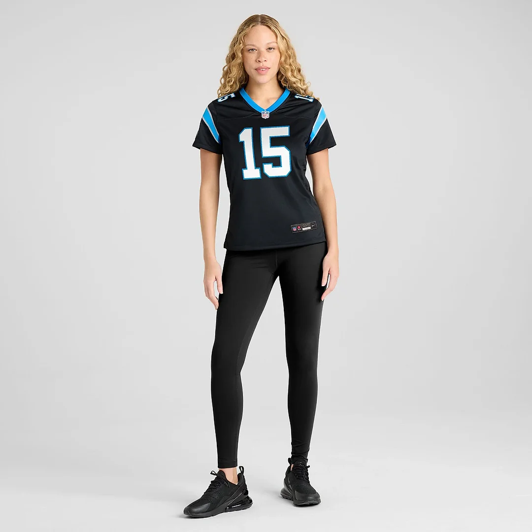 Zennovawear Jimmy Horn Jr Carolina Panthers Women's Team Game Jersey - Black
