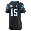 Zennovawear Jimmy Horn Jr Carolina Panthers Women's Team Game Jersey - Black
