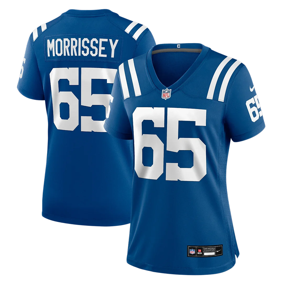 Zennovawear Jimmy Morrissey Indianapolis Colts Women's Team Game Jersey - Royal