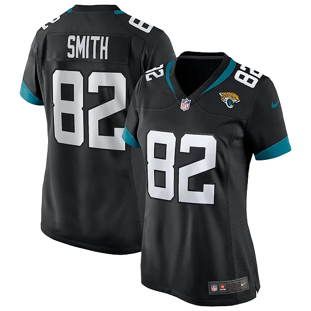 Zennovawear Jimmy Smith Jacksonville Jaguars Women's Game Retired Player Jersey - Black