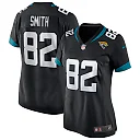 Zennovawear Jimmy Smith Jacksonville Jaguars Women's Game Retired Player Jersey - Black
