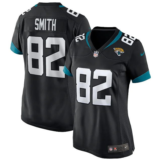 Zennovawear Jimmy Smith Jacksonville Jaguars Women's Game Retired Player Jersey - Black