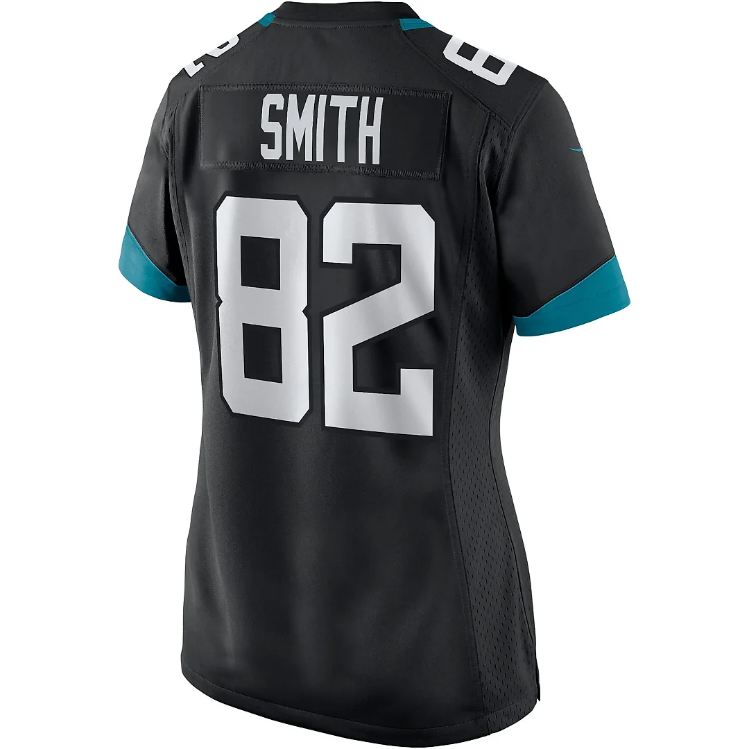 Zennovawear Jimmy Smith Jacksonville Jaguars Women's Game Retired Player Jersey - Black