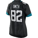 Zennovawear Jimmy Smith Jacksonville Jaguars Women's Game Retired Player Jersey - Black
