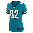 Zennovawear Jimmy Smith Jacksonville Jaguars Women's Prowler Throwback Retired Player Game Jersey - Teal