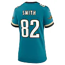 Zennovawear Jimmy Smith Jacksonville Jaguars Women's Prowler Throwback Retired Player Game Jersey - Teal