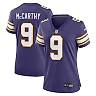 Zennovawear J.J. McCarthy Minnesota Vikings Women's 2nd Alternate Player Game Jersey - Purple