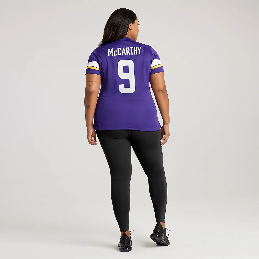 Zennovawear J.J. McCarthy Minnesota Vikings Women's Player Game Jersey - Purple
