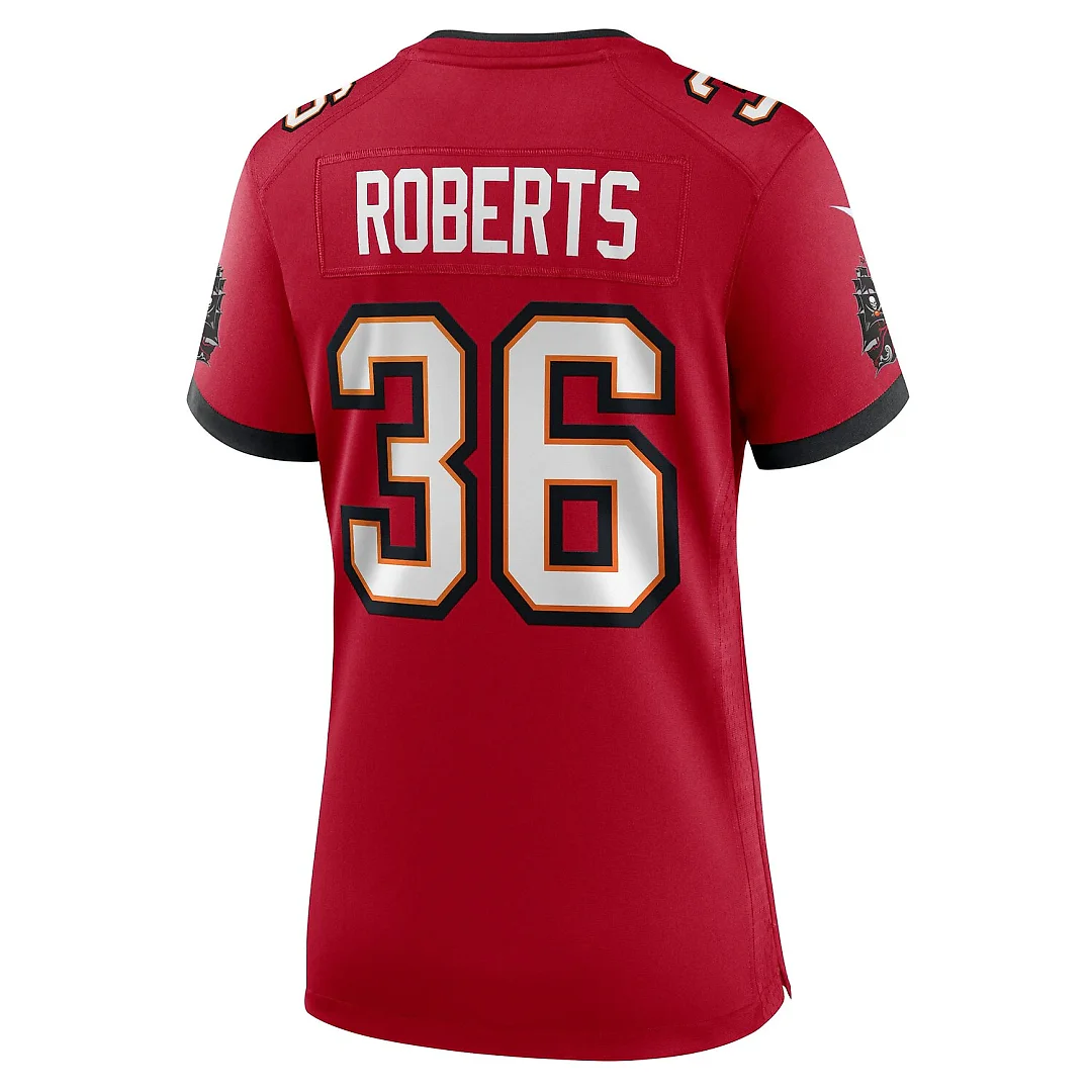 Zennovawear JJ Roberts Tampa Bay Buccaneers Women's Team Game Jersey - Red