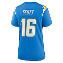 Zennovawear JK Scott Los Angeles Chargers Women's Game Jersey - Powder Blue