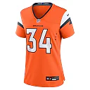 Zennovawear JL Skinner Denver Broncos Women's Team Game Jersey - Orange