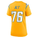 Zennovawear Joe Alt Los Angeles Chargers Women's Alternate Charger Power Game Jersey - Gold