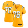 Zennovawear Joe Alt Los Angeles Chargers Women's Alternate Charger Power Game Jersey - Gold