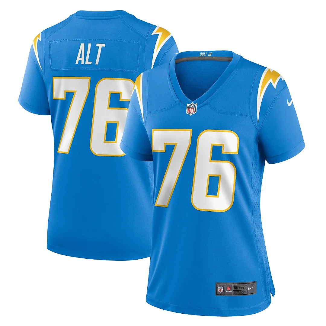 Zennovawear Joe Alt Los Angeles Chargers Women's Game Jersey - Powder Blue