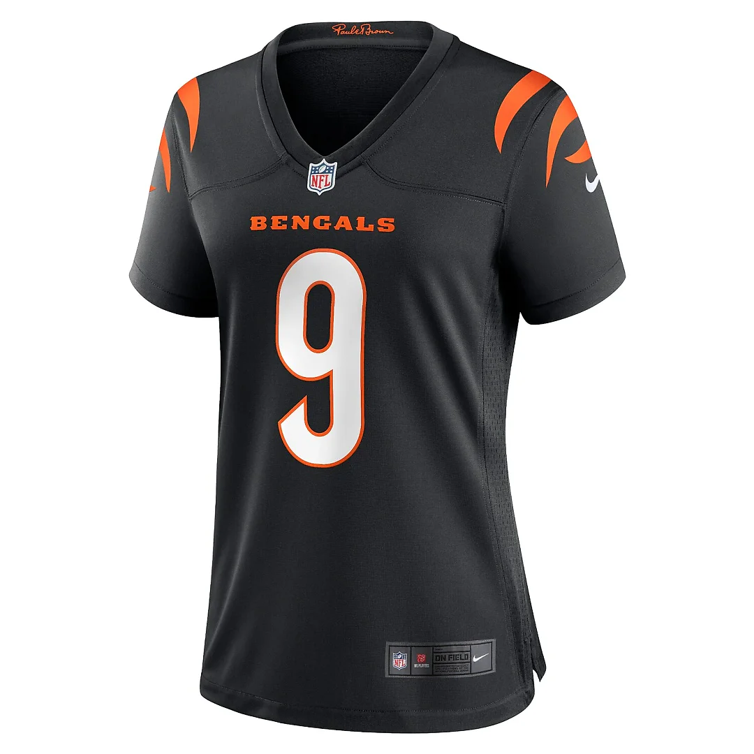 Zennovawear Joe Burrow Cincinnati Bengals Women's Player Game Jersey - Black
