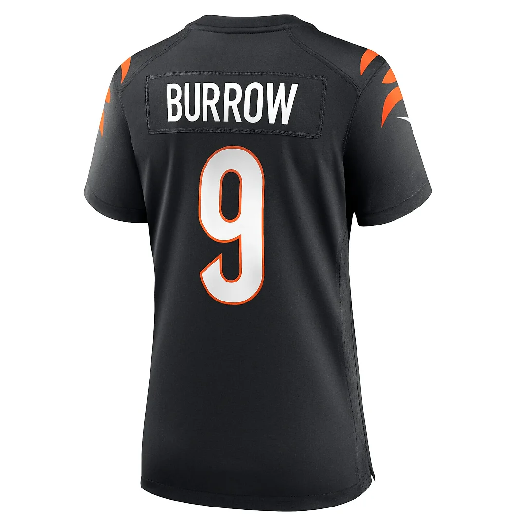 Zennovawear Joe Burrow Cincinnati Bengals Women's Player Game Jersey - Black