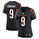 Zennovawear Joe Burrow Cincinnati Bengals Women's Player Game Jersey - Black