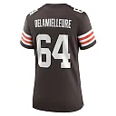 Zennovawear Joe DeLamielleure Cleveland Browns Women's Game Retired Player Jersey - Brown