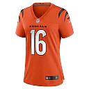 Zennovawear Joe Flacco Cincinnati Bengals Women's Alternate Game Jersey - Orange