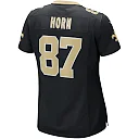 Zennovawear Joe Horn New Orleans Saints Women's Game Retired Player Jersey - Black